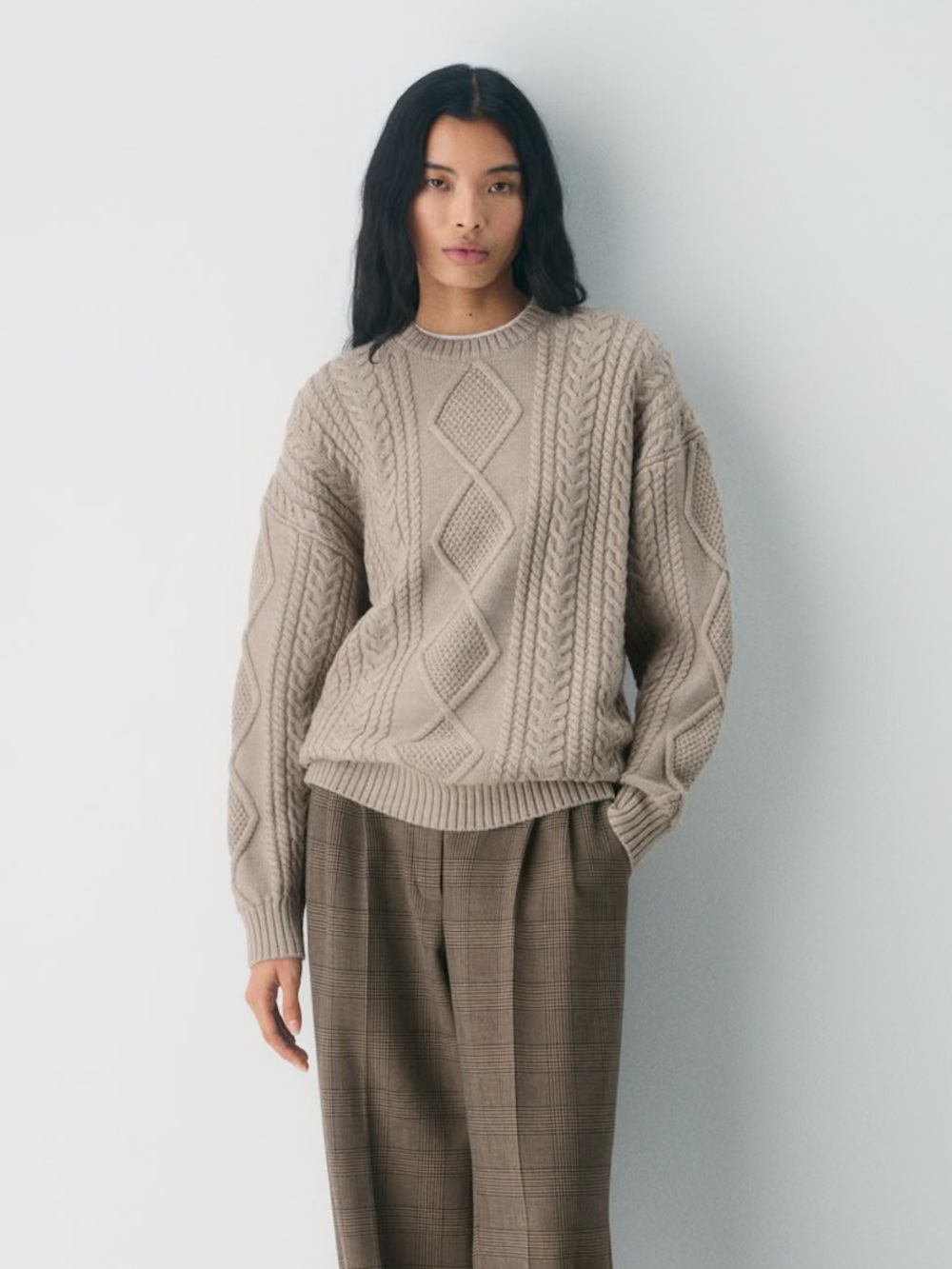 New Aritzia heritage knit merino wool sweater